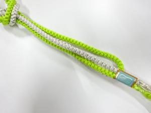 未使用品　正絹　手組帯締め